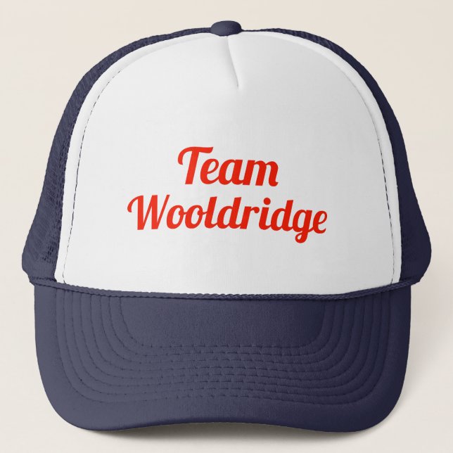 Team Wooldridge Truckerkappe (Vorderseite)