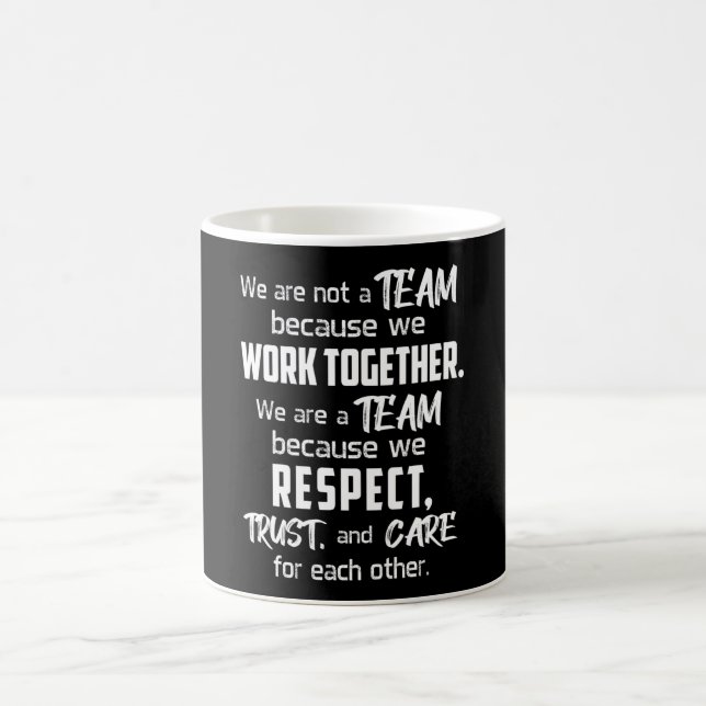 Team Work Job Phantastisch Spirit Team Player Gesc Kaffeetasse (Mittel)