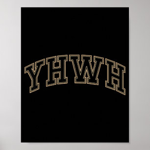 Team Yhwh Adonai Christlicher Glauben Basierend Mä Poster