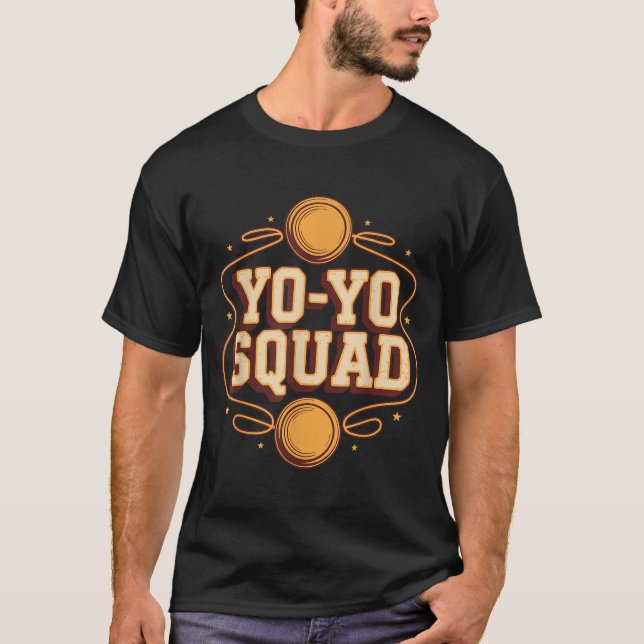 Team Yoyo Player Squad Yo-yo  T-Shirt (Vorderseite)
