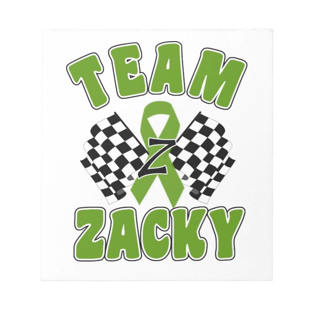 Team Zacky Notizblock (Vorderseite)