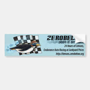 Team zerobelow - Autoaufkleber