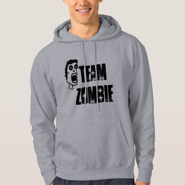 "Team-Zombie-" ZombieHoodie Hoodie (Vorderseite)