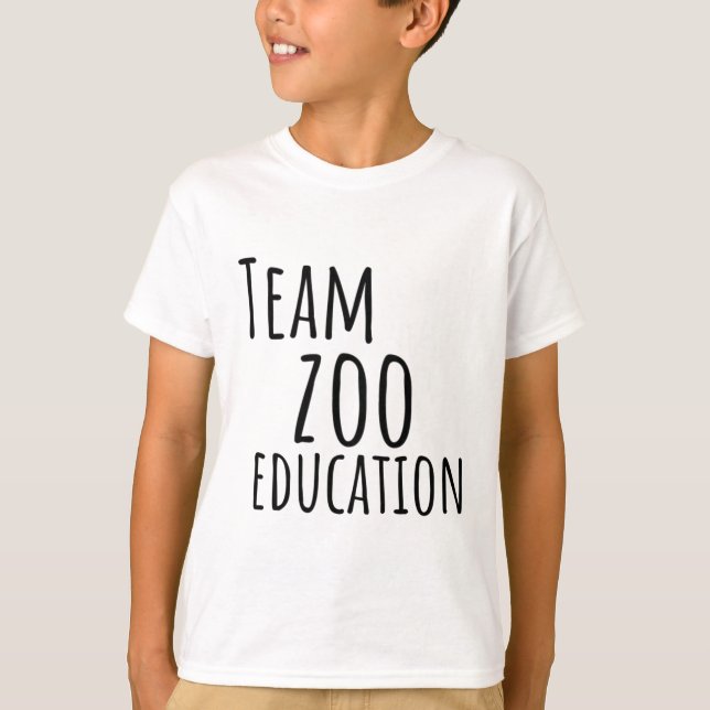Team Zoo-Bildung T-Shirt (Vorderseite)