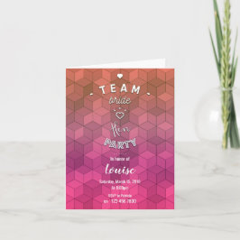 TEAM zügelt - Partyhen Einladung