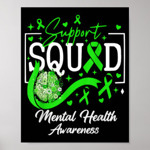 Team zur Unterstützung des Bewusstseins für psychi Poster