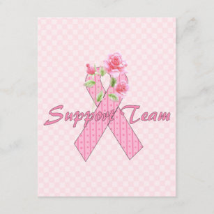 Team zur Unterstützung von Brustkrebs Einladung