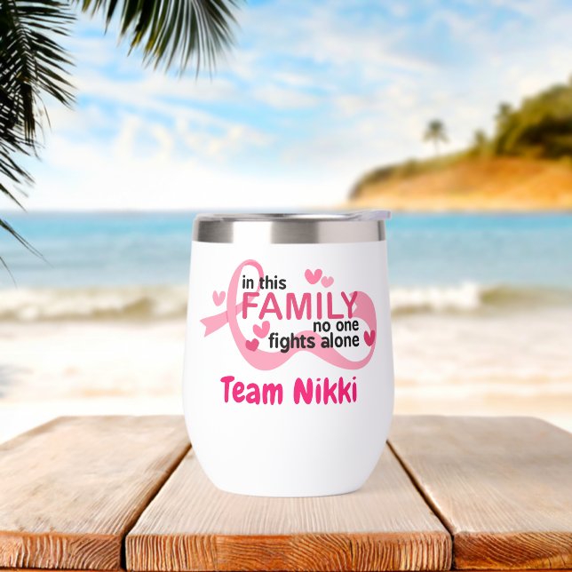 Team zur Unterstützung von Brustkrebs Pink Ribbon  (Strand)