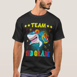 Team Zweite Klasse Hai Lehrer zurück zum Scho T-Shirt