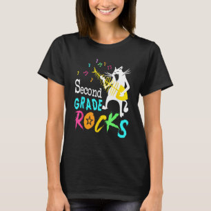 Team Zweite Klasse Rocks 2. Klasse  Katze spielt G T-Shirt