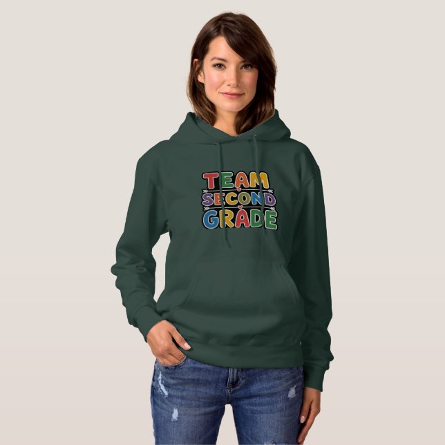 Team zweiter Klasse Hoodie (Vorne ganz)