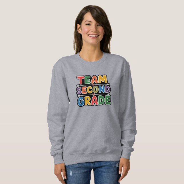 Team zweiter Klasse Sweatshirt (Vorne ganz)