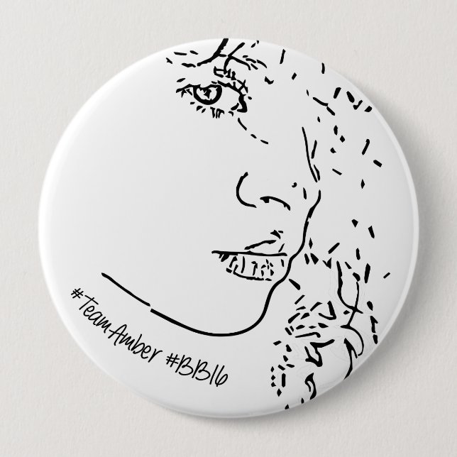 #TeamAmber Anhänger-Button Button (Vorderseite)