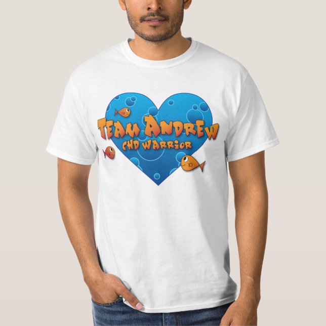 Teamandrew-T - Shirt (weiß) (Vorderseite)