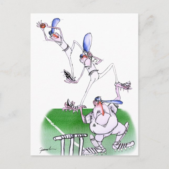 Teamarbeit - Cricket, tony fernandes Postkarte (Vorderseite)