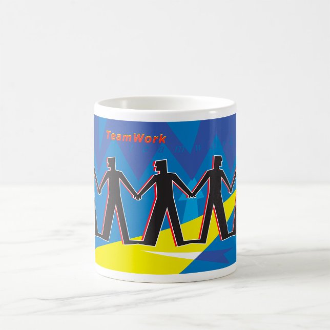 Teamarbeit Einheit Menschen halten Händchen Kaffeetasse (Von Creator hochgeladen)