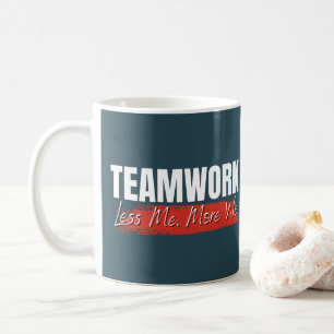 Teamarbeit Inspirierendes Büro Firmengeschenk Kaffeetasse