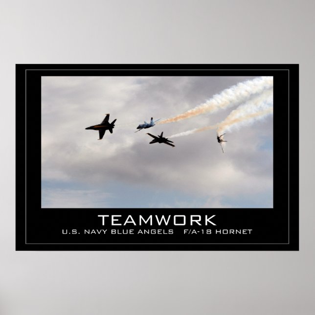 Teamarbeit Poster (Vorne)