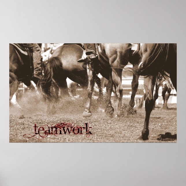 Teamarbeit Poster (Vorne)