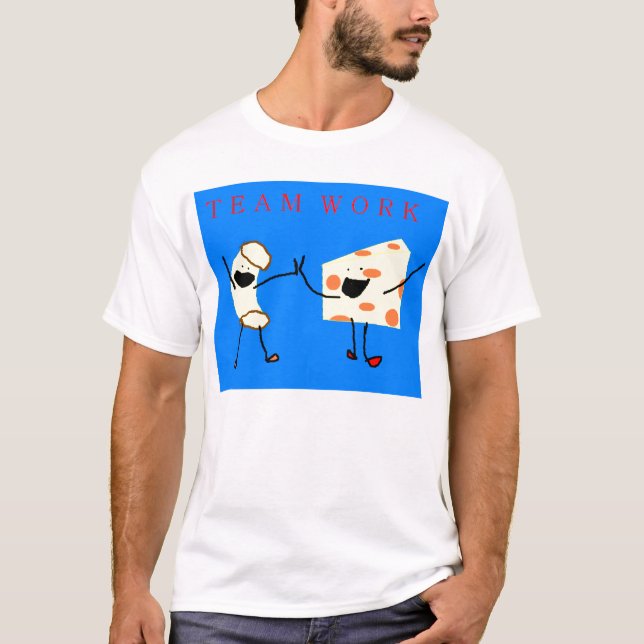 Teamarbeit T-Shirt (Vorderseite)