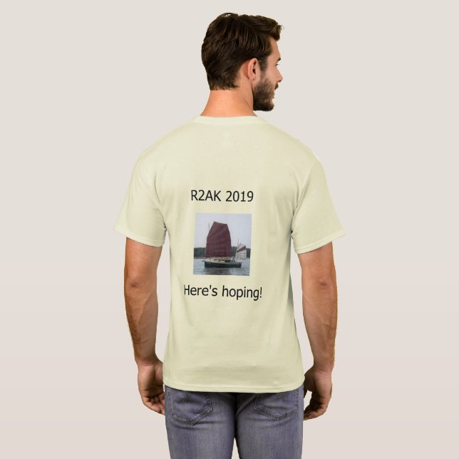 TeamAuklet - Front und hinterer T - Shirt (Schwarz voll)