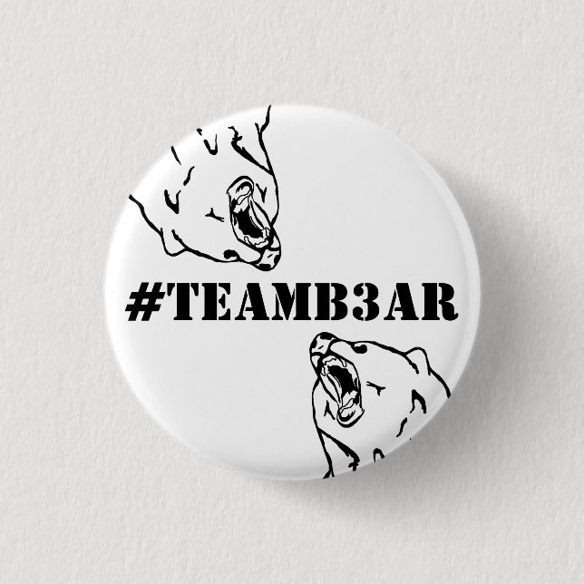 TEAMB3AR KNOPF BUTTON (Vorderseite)
