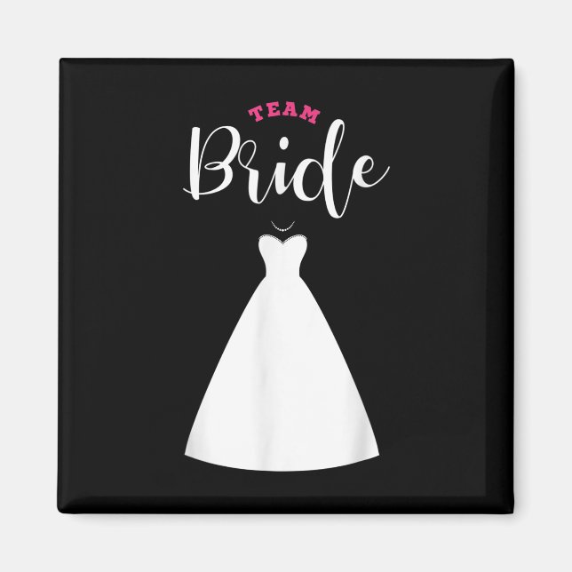 Teambride Team Groom Bachelor Party Hochzeit Magnet (Vorne)