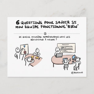 Teamcoaching-Karte 3/6: Reflexion Postkarte