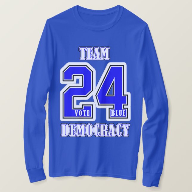 Teamdemokratie #24 T-Shirt (Design vorne)