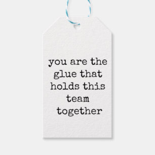Teamempfehlung, Geschenketag, großartiges Team Geschenkanhänger