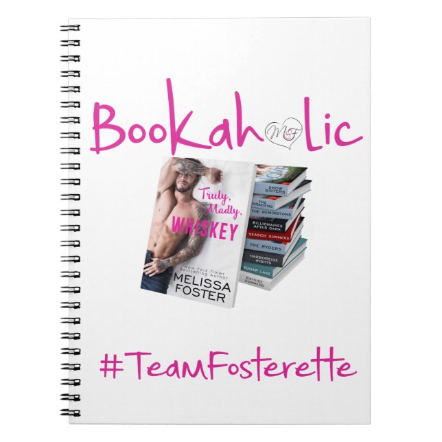 #TeamFosterette Bookaholic 6.5" x 8.75" Notebook Notizblock (Vorderseite)