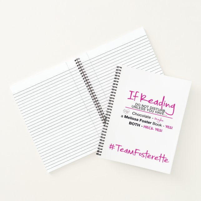 #TeamFosterette Störung des Notebooks nicht - 8.5  Notizbuch (Innenseite)