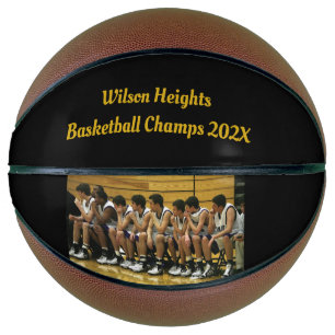 Teamfoto mit individuellem Text Schulmeister Basketball