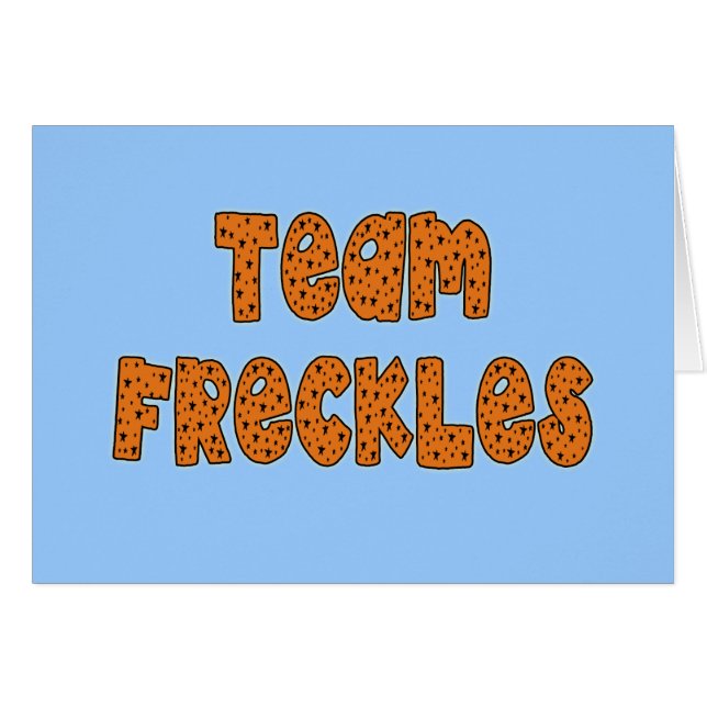 Teamfreckles-T-Shirts, Kapuzenpullis, Knöpfe (Vorderseite (Horizontal))