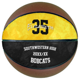 Teamgeist der schwarzen Goldmädchen Basketball