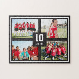 Teamgeist EDITABLE FARBE Personalisierte Puzzle