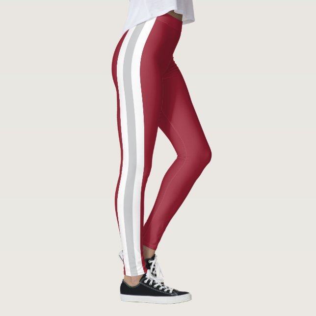 Teamgeist von Arkansas in Rot Leggings (Rechts)