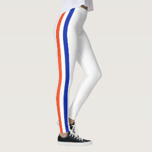 Teamgeist von Florida, Orange, Weiß und Blau. Leggings