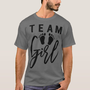 Teamgirl Niedlich T für Mama Papa Baby Gender offe T-Shirt