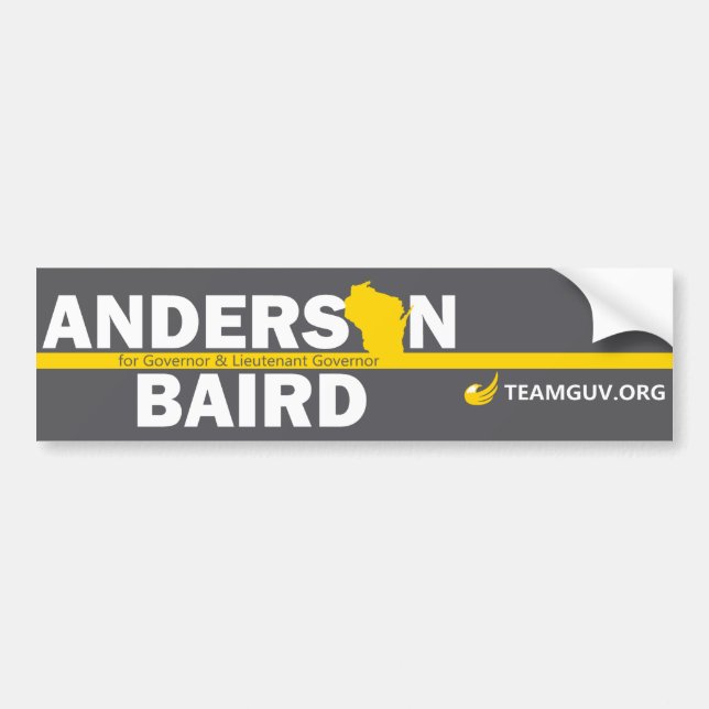 TeamGuv - Anderson-/Baird-Autoaufkleber Autoaufkleber (Vorne)