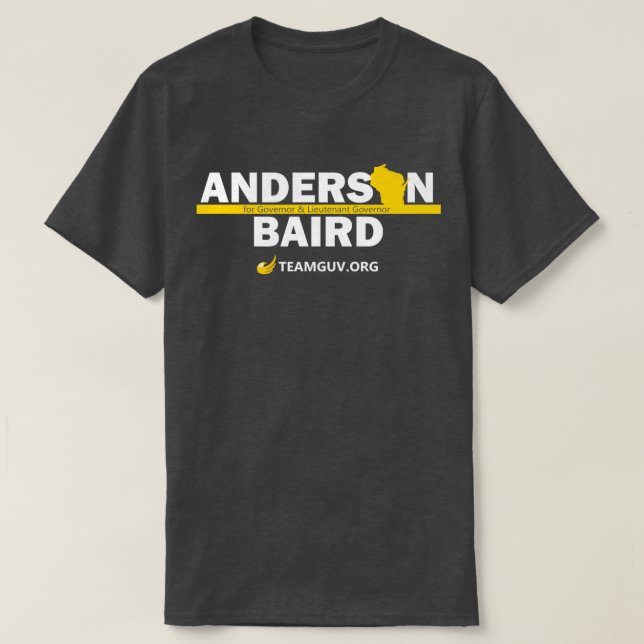 TeamGuv - Anderson/Baird T-Shirt (Design vorne)