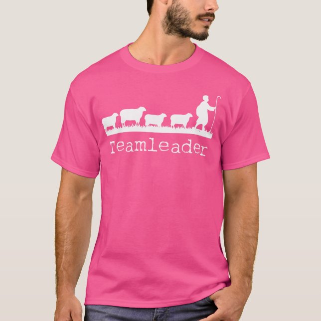 Teamleader Sheep Sheeps Shepherd T-Shirt (Vorderseite)