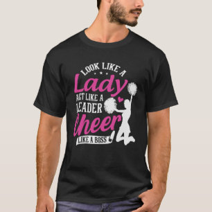 Teamleiter Cheerleader Outfit für Mädchen T-Shirt
