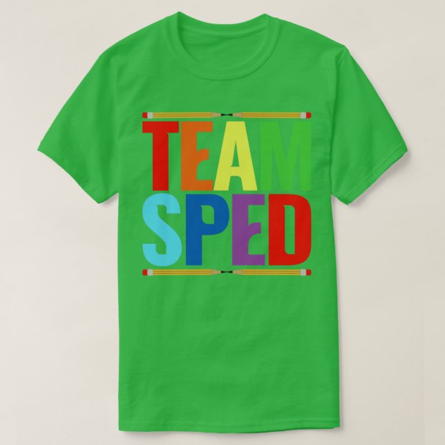 Teamleiter-Speziallehrer für Bildung T-Shirt (Design vorne)