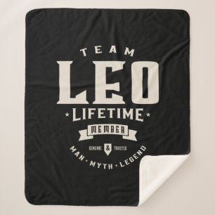 Teamleo Lifetime Personalisierter Name Sherpadecke