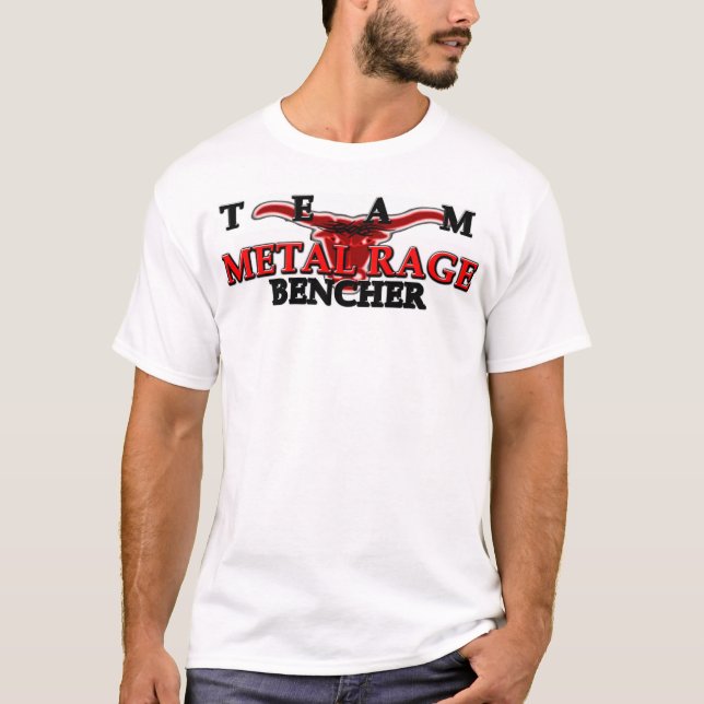 teammetalragebencher T-Shirt (Vorderseite)