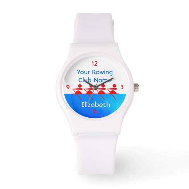 Teammitglied des benutzerdefinierten Rowing Club-C Armbanduhr (Vorderseite)