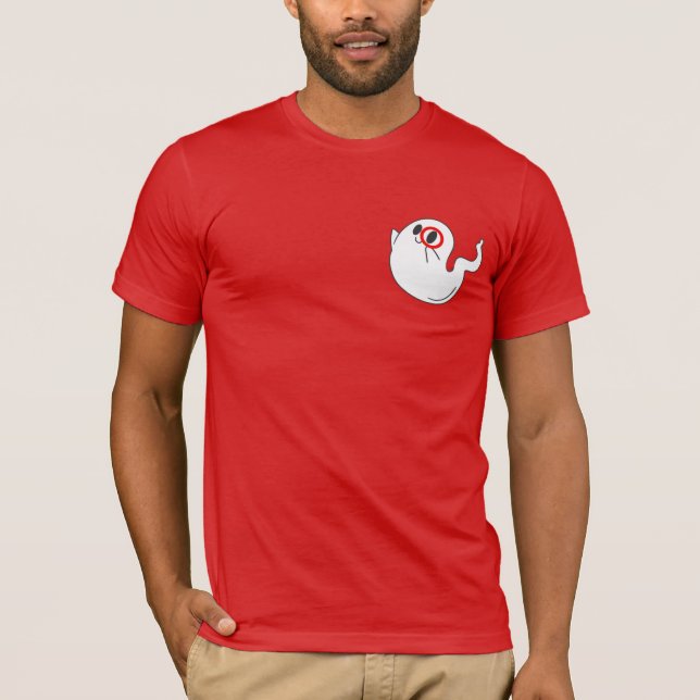 Teammitglied Funny Ghost T-Shirt (Vorderseite)