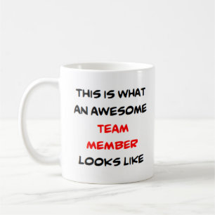Teammitglied, phantastisch kaffeetasse