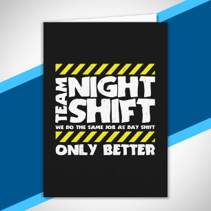 Teamnachtsarbeiter - Lagerarbeiter Karte